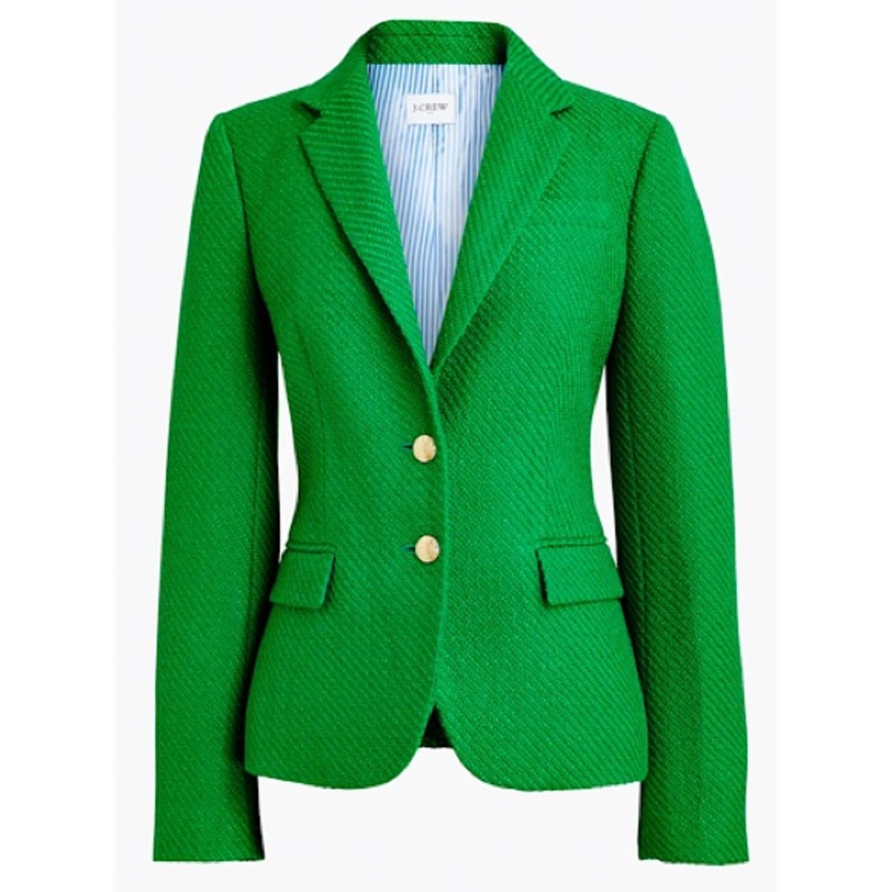 J. Crew Factory Tweed Schoolboy Blazer